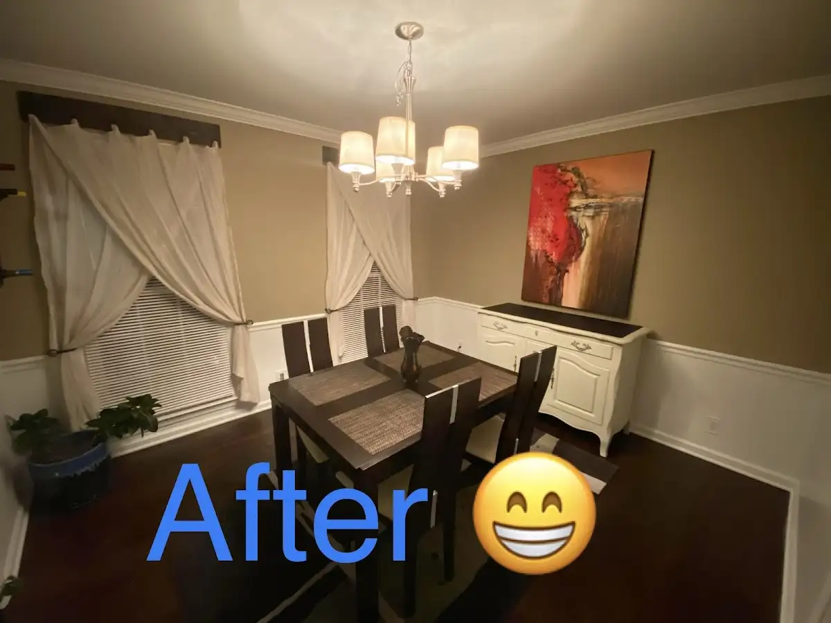 Professional dining room restoration after water damage in West Hazleton