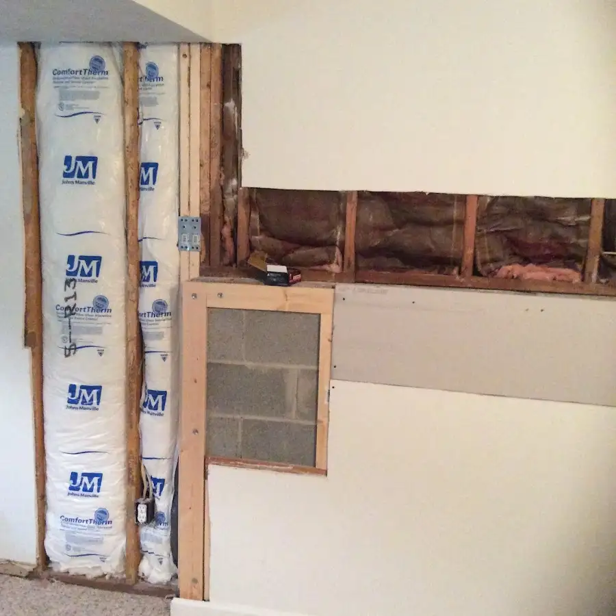 Wall insulation replacement during Odor Removal & Deodorization in West Hazleton